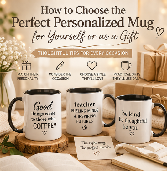 How to Choose the Perfect Personalized Mug for Yourself or as a Gift