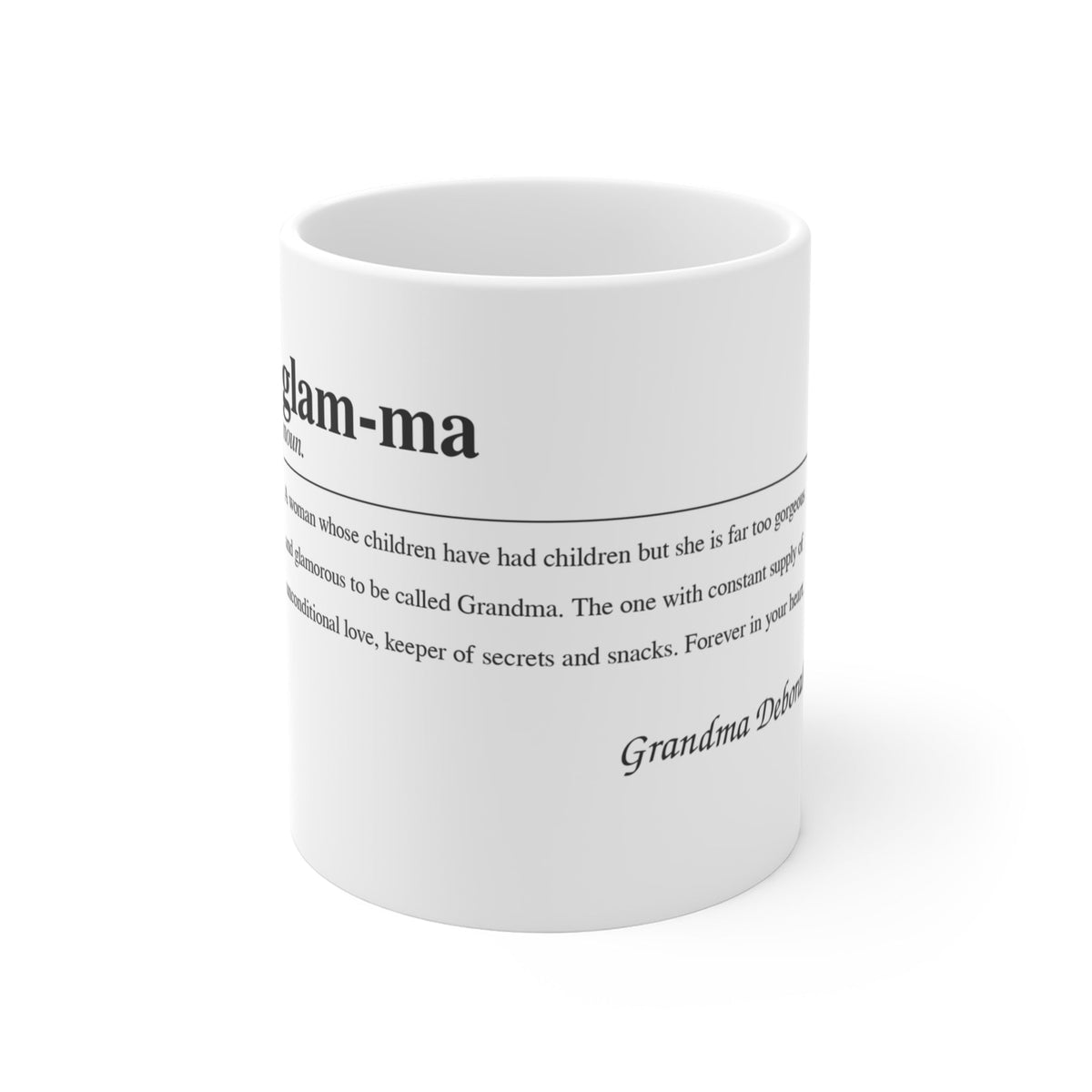 Glam Ma Dictionary Definition Ceramic Mug 11oz