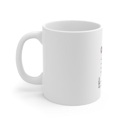 Birth Flower Sisters Personalized Mug – Custom Names Coffee Cup