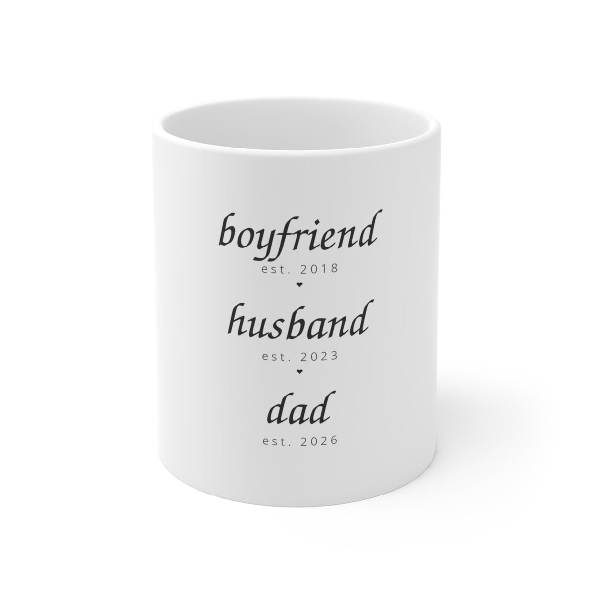 Family Title Stack Ceramic Mug 11oz