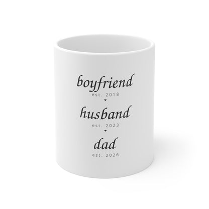 Family Title Stack Ceramic Mug 11oz