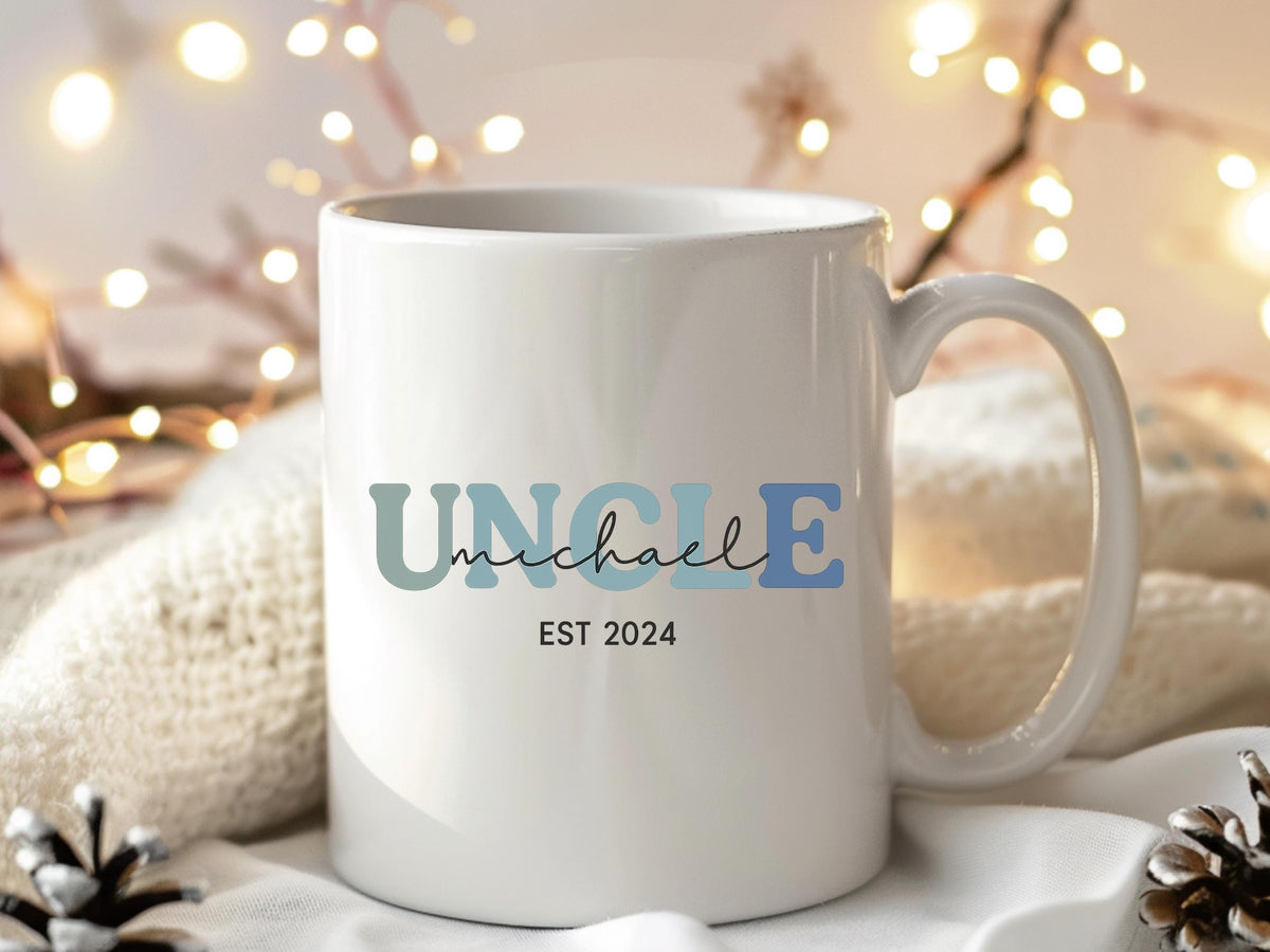 Personalized Grandma Est 2025 Mug, Pregnancy Reveal Gift