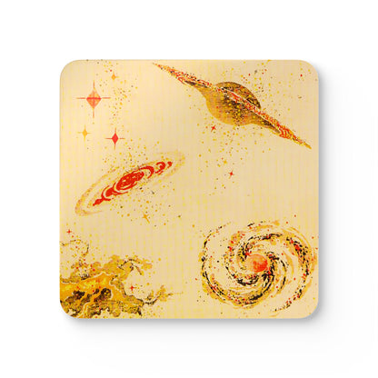 Cosmic Planets Cork Coaster Set — Space Lover Gift Home Decor